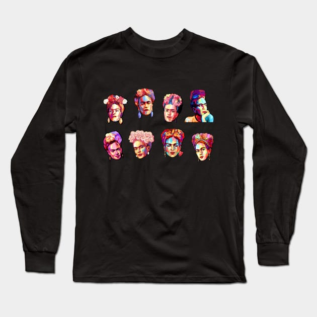 Frida collection Long Sleeve T-Shirt by mailsoncello